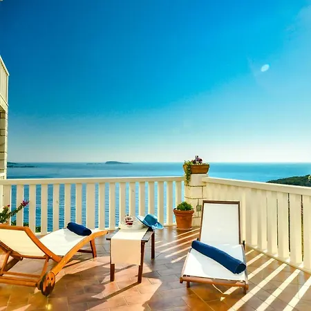 Mediterranean With Astonishing View Over The Adriatic Sea And Private Pool * Mlini