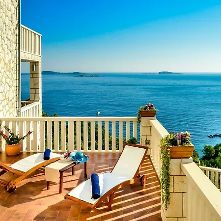 Mediterranean With Astonishing View Over The Adriatic Sea And Private Pool * Mlini